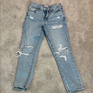 PacSun Light Blue Distressed Boyfriend Jeans